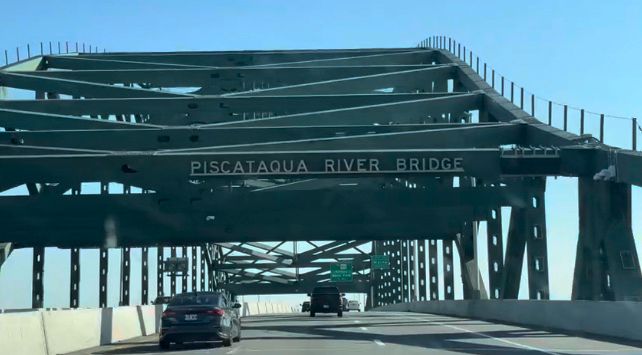 The Piscataqua River Bridge linking Maine and New Hampshire. (Spectrum News file photo)